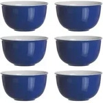 Ritzenhoff & Breker DOPPIO M&uuml;slischale 14 cm indigo blau 6er Set