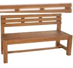 CLP Teakbank Augusta teak/180 cm