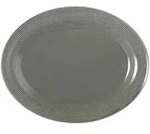 Seltmann Weiden Beat Color Glaze Servierplatte oval 35 x 28 cm - Perlgrau