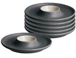Ritzenhoff & Breker JASPER Eierbecher &oslash; 12 cm grau 6er Set