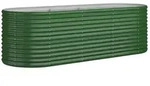 vidaXL Hochbeet Verzinkter Stahl 224x80x68 cm Gr&uuml;n