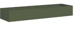 vidaXL Pflanzgef&auml;&szlig; Olivgr&uuml;n 280x80x40 cm Stahl