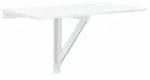 vidaXL Wand-Klapptisch Hochglanz-Wei&szlig; 100x60x56 cm Holzwerkstoff