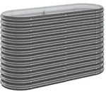 vidaXL Hochbeet Verzinkter Stahl 114x40x68 cm Anthrazit