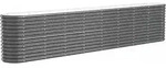vidaXL Hochbeet Verzinkter Stahl 332x40x68 cm Anthrazit