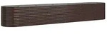 vidaXL Hochbeet Verzinkter Stahl 440x80x68 cm Braun