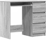 vidaXL Schreibtisch Grau Sonoma 90x45x76 cm Holzwerkstoff