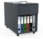 VCM Dalosa701SB Schubladenkassette 1 Schublade 1 Ablage anthrazit.