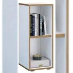 VCM B&uuml;roregal & B&uuml;cherregal Salia Wei&szlig; H. 74 x B. 30 x T. 33 cm