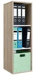 VCM B&uuml;roregal & B&uuml;cherregal Lona Sonoma-Eiche H. 110 x B. 35 x T. 37 cm
