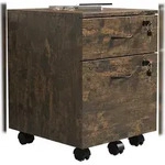 VCM Rollcontainer Baula Eiche Vintage H. 55 x B. 40 x T. 44 cm