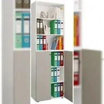 VCM B&uuml;roschrank Ulas Wei&szlig; / Grau