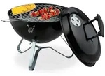Relaxdays Kugelgrill, tragbar, &Oslash; 37 cm, Picknickgrill f&uuml;r Garten & Park,