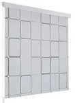 vidaXL Duschrollo 140 x 240 cm Quadratmuster
