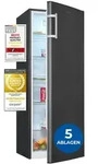 Exquisit Vollraumk&uuml;hlschrank KS5320-V-H-040E inoxlook-az | 242 l Nutzinhalt 