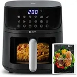 Balter Home Balter Hei&szlig;luftfritteuse Airfryer, 5,5 L, Friteuse Heissluftfritteuse