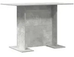 vidaXL Esstisch Betongrau 110 x 60 x 75 cm Holzwerkstoff