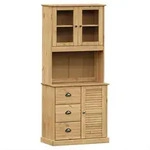 vidaXL Highboard VIGO 78x40x175 cm Massivholz Kiefer
