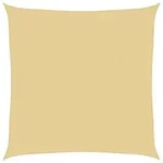 vidaXL Sonnensegel Sandfarbe 2,5x2,5 m 100% Polyester Oxford