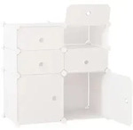 HOMCOM - Schuhschrank - L75 x B37 x H73 cm - wei&szlig;