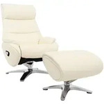 Mendler Relaxsessel mit Hocker HWC-K98, Fernsehsessel Sessel, Liegefunktion...