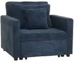 Mendler Schlafsessel HWC-L90, Klappsessel G&auml;stebett Relaxsessel, Liegefl&auml;che
