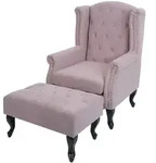 Mendler Sessel Chesterfield, Relaxsessel Clubsessel Ohrensessel, wasserabweisend