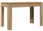 vidaXL Esstisch Artisan-Eiche 120x60x76 cm Holzwerkstoff