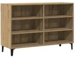 vidaXL Sideboard Artisan-Eiche 103,5x35x70 cm Holzwerkstoff