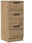 vidaXL Sideboard Artisan-Eiche 30x30x70 cm Holzwerkstoff
