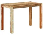 vidaXL Esstisch 110x55x76 cm Altholz Massiv