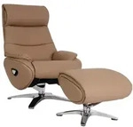 Mendler Relaxsessel mit Hocker HWC-K98, Fernsehsessel Sessel, Liegefunktion...
