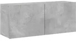 vidaXL TV-Wandschrank Betongrau 100x30x41 cm