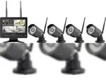 Sygonix SY-6330456 Funk-&Uuml;berwachungskamera-Set mit 4 Kameras 1280 x 720 Pixel 2.4