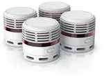 Brandson 4x Rauchmelder Mini - 10 Jahre Batterie - Lithium Ionen Batterie 1500...