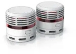 Brandson 2x Rauchmelder Mini - 10 Jahre Batterie - Lithium Ionen Batterie 1500 mAh -