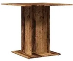 vidaXL Esstisch Altholz-Optik 80x80x75 cm Holzwerkstoff