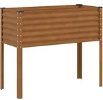 vidaXL Gartenpflanzgef&auml;&szlig; 100 x 45 x 90 cm Verwitterungsstahl