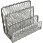 helit Briefst&auml;nder Mesh H2518300 14x7x9,7cm 3F&auml;cher Metall silber