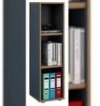 VCM B&uuml;roregal & B&uuml;cherregal Salia Anthrazit H. 110 x B. 30 x T. 32 cm