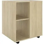 vidaXL Rollschrank Sonoma-Eiche 60x53x72 cm Holzwerkstoff
