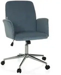 B&uuml;rostuhl / Drehstuhl / Schalenstuhl SOLAO CORD Stoff taubenblau hjh OFFICE