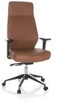 B&uuml;rostuhl / Chefsessel VITORO ECO Kunstleder braun hjh OFFICE