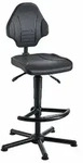 meychair Arbeitsdrehstuhl W13-25-H-PU-FS8 schwarz, bis zu 250kg belastbar