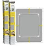 EASYmaxx Insect Protect - Teleskop-Insektenschutzgitter - wei&szlig; - 2er-Set
