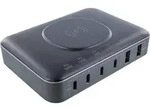 InLine Powerstation Multiport - Netzteil - Ladeger&auml;t - Wireless charging