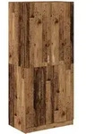 vidaXL Kleiderschrank Altholz-Optik 90x52x200 cm Holzwerkstoff