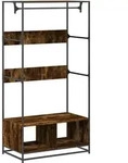vidaXL Kleiderst&auml;nder R&auml;uchereiche 90x50x180 cm Holzwerkstoff