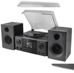 Soundmaster MCD1950SW Stereoanlage mit Plattenspieler DAB+ CD-Player USB MP3