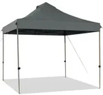 COSTWAY 3x3m Pop-up-Zelt, einfach, tragbar, mit Rolltasche & 3 H&ouml;hen, Grau